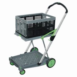 Laboratory Trolley clax Mobil comfort with Box | Type : Laboratory Trolley clax Mobil comfort, incl. 1 clax folding box, 46 litres